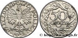 POLOGNE 50 Groszy “Gouvernement général” 1938 Varsovie