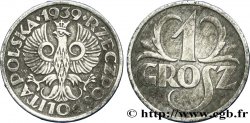 POLOGNE 1 Grosz “Gouvernement général” 1939 Varsovie