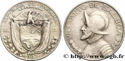 PANAMA 1/4 Balboa Vasco Nunez de Balboa 1947 