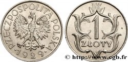 POLAND 1 Zloty aigle 1929 Varsovie