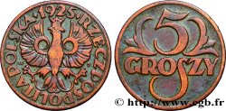 POLOGNE 5 Groszy aigle 1925 Varsovie