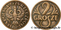 POLEN 2 Grosze aigle 1928 Varsovie