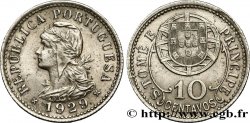 SAO TOME E PRINCIPE 10 Centavos Colonie Portugaise 1929 
