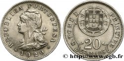 SAO TOME AND PRINCIPE 20 Centavos Colonie Portugaise 1929 