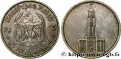 DEUTSCHLAND 5 Reichsmark église de la garnison de Potsdam 1935 Muldenhütten - E