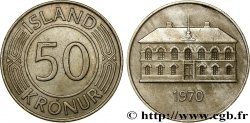 ISLAND 50 Kronur parlement à Reykjavik 1970 