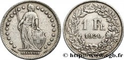 SWITZERLAND 1 Franc Helvetia 1920 Berne