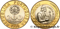 PORTUGAL 200 Escudos emblème / le médecin et Botaniste Garcia de Orta 1999 