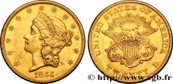 ESTADOS UNIDOS DE AMÉRICA 20 Dollars or  Liberty  1855 Philadelphie