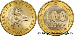 KAZAKHSTAN 100 Tenge tête de mouton stylisée 2005 