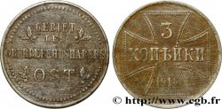 DEUTSCHLAND 3 Kopecks Monnaie d’occupation du commandement supérieur du front Est 1916 Berlin
