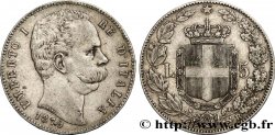 ITALIE 5 Lire Humbert Ier 1879 Rome