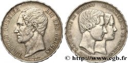 BELGIQUE 5 Francs mariage du Duc et de la Duchesse de Brabant 1853 