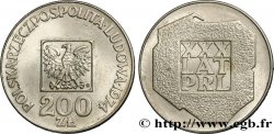 POLOGNE 200 Zlotych aigle 30e anniversaire de la fondation de la république populaire 1974 Varsovie