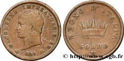 ITALIE - ROYAUME D&nbsp;ITALIE - NAPOLÉON Ier Soldo Napoléon Ier 1813 Milan