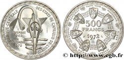 WESTAFRIKANISCHE LÄNDER Essai de 500 Francs masque 1972 Paris