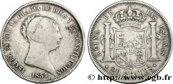 SPANIEN 20 Reales Isabelle II 1854 Madrid