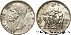 ITALIE 5 Lire Victor Emmanuel III an XIV 1936 Rome SPL 