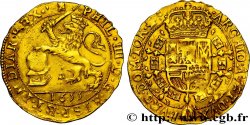 BELGIQUE - PAYS-BAS ESPAGNOLS Souverain ou Lion d’or Philippe IV 1655 Tournai