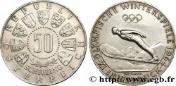 AUSTRIA 50 Schilling Jeux Olympiques d’Innsbruck, saut à ski 1964 