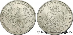 GERMANY 10 Mark / XXe J.O. Munich - Flamme olympique 1972 Munich