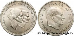 DENMARK 10 Kroner mariage de la princesse Margrethe 1967 Copenhague