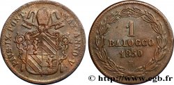VATICAN AND PAPAL STATES 1 Baiocco Pie IX an V 1850 Rome