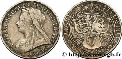 REINO UNIDO 1 Florin Victoria “Old Head” 1893  BC+ 