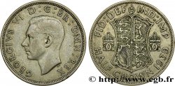 ROYAUME-UNI 1/2 Crown Georges VI 1939 