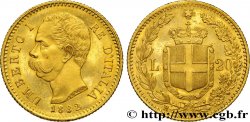 ITALIE 20 Lire Umberto Ier 1882 Rome SPL 