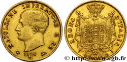 ITALIE - ROYAUME D&nbsp;ITALIE - NAPOLÉON Ier 40 Lire 1810 Milan TTB 