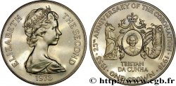 TRISTAN DA CUNHA 1 Crown 25e anniversaire du couronnement d’Elizabeth II 1978 