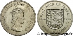 JERSEY 5 Shillings 900e anniversaire de la Bataille d’Hastings 1966 