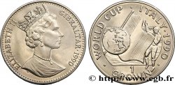 GIBRALTAR 1 Crown Coupe du Monde de football - Italie 1990 1990 