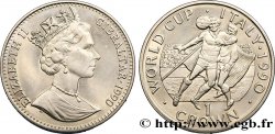 GIBILTERRA 1 Crown Coupe du Monde de football - Italie 1990 1990  SPL 