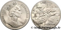 GIBRALTAR 2,8 Ecus Proof Ouverture du tunnel sous la Manche 1994 