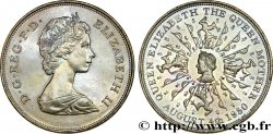 ROYAUME-UNI 25 New Pence (1 Crown) 80e anniversaire de la reine mère 1980 