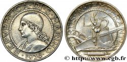 SAINT-MARIN 5 Lire portrait de femme 1936 Rome