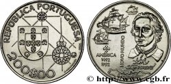 PORTUGAL 200 Escudos 500e anniversaire découverte de l’Amérique, Colomb et ses navires 1992 Lisbonne