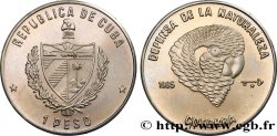 KUBA 1 Peso “défense de la nature : emblème / Amazone de Cuba (perroquet) 1985 