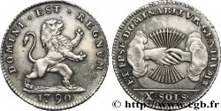 BELGIUM - UNITED STATES OF BELGIUM Dix sols ou demi-florin, 1e type 1790 Bruxelles