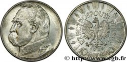 POLOGNE 10 Zlotych Maréchal Pilsudski 1935 Varsovie