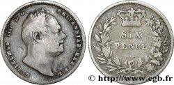 REGNO UNITO 6 Pence Guillaume IV 1834 