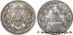 GERMANIA 1/2 Mark Empire aigle impérial 1916 Munich
