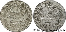LIVONIE - GRAND DUCHÉ DE LITUANIE - SIGISMOND II VASA Demi-gros 1556 