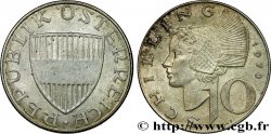 AUSTRIA 10 Schilling blason / femme du Wachau, région bordant le Danube 1970 