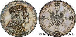 ALLEMAGNE - PRUSSE 1 Thaler couronnement de Guillaume Ier et Augusta 1861 Berlin