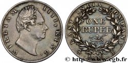 INDIA BRITÁNICA 1 Roupie (Rupee) East India Company William IV 1835 Calcutta