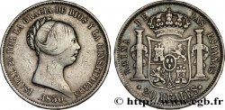 ESPAÑA 20 Reales Isabelle II 1850 Madrid