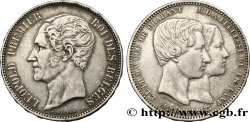 BELGIQUE 5 Francs mariage du Duc et de la Duchesse de Brabant 1853 